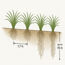 Cargar imagen en el visor de la galería, Vetiver- (Chrysopogon zizanioides)