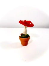 Cargar imagen en el visor de la galería, Amanita del Ensueño— Escultura botánica en lana afieltrada
